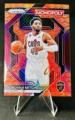Donovan Mitchell 2023-24 Prizm Monopoly Handshake Deal Prizm SSP #PS10 - RARE