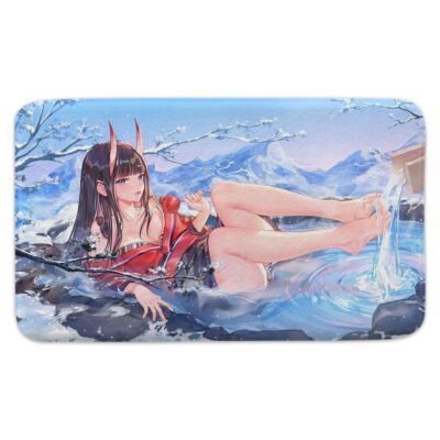 Hot Spring Girl Card Play Mat Anime Playmat Desk Mouse Pad Wrist Rests
