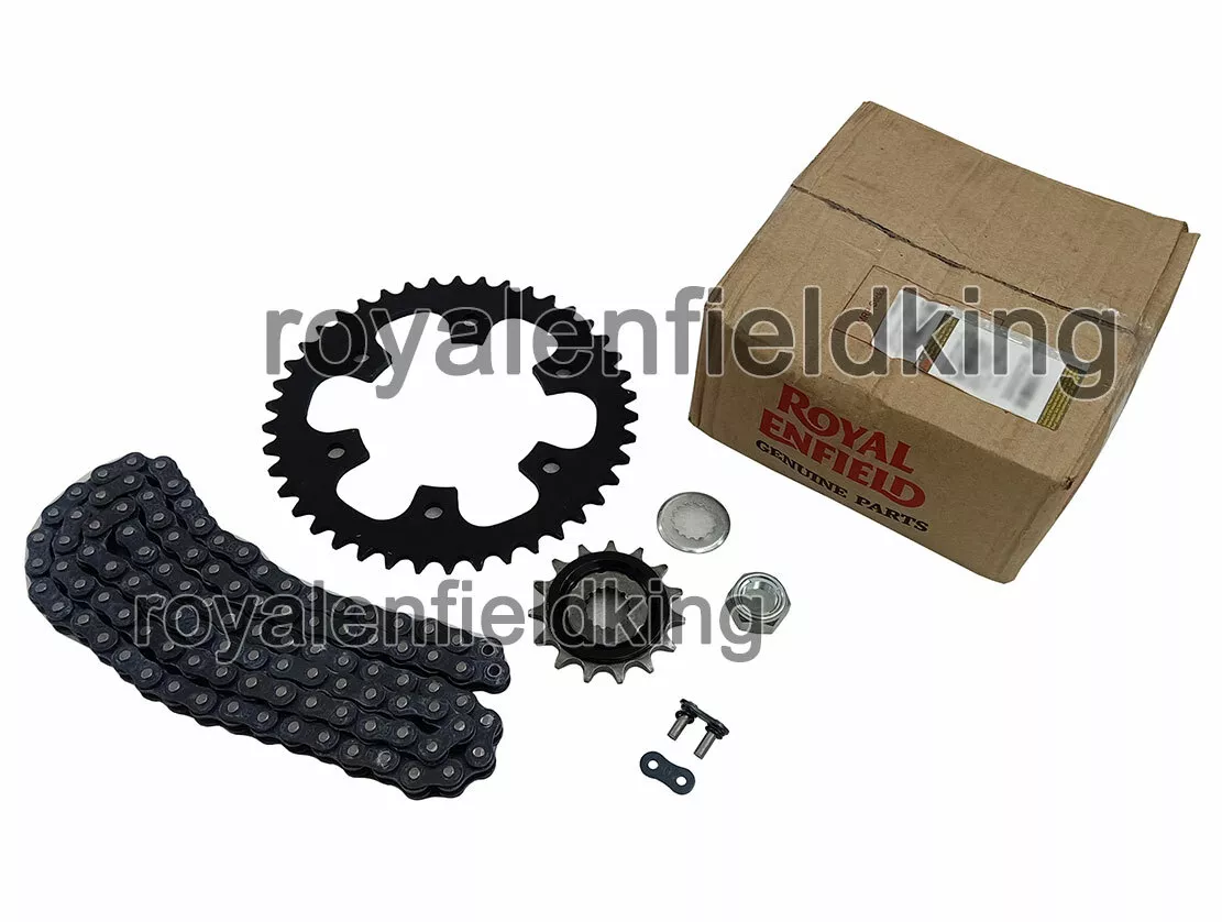 Genuine Royal Enfield Meteor 350 Complete Chain Sprocket Kit eBay