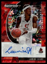 2020-21 Panini Prizm Draft Picks Collegiate Prospect Autographs Red Ice Lamine