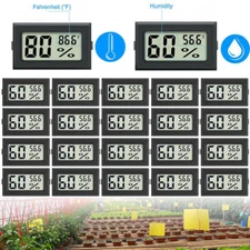 Digital LCD Indoor Outdoor Thermometer Hygrometer Temperature Humidity Meter Lot