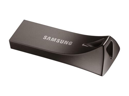 SAMSUNG Plus BAR Flash Thumb Jump Drive Memory Stick Gunmetal Titan Gray USB 3.1 - Picture 2 of 7