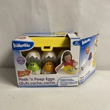 Kidoozie Peek N Peep Eggs Egg Carton Baby Toddler Toy New In Open Damaged Box