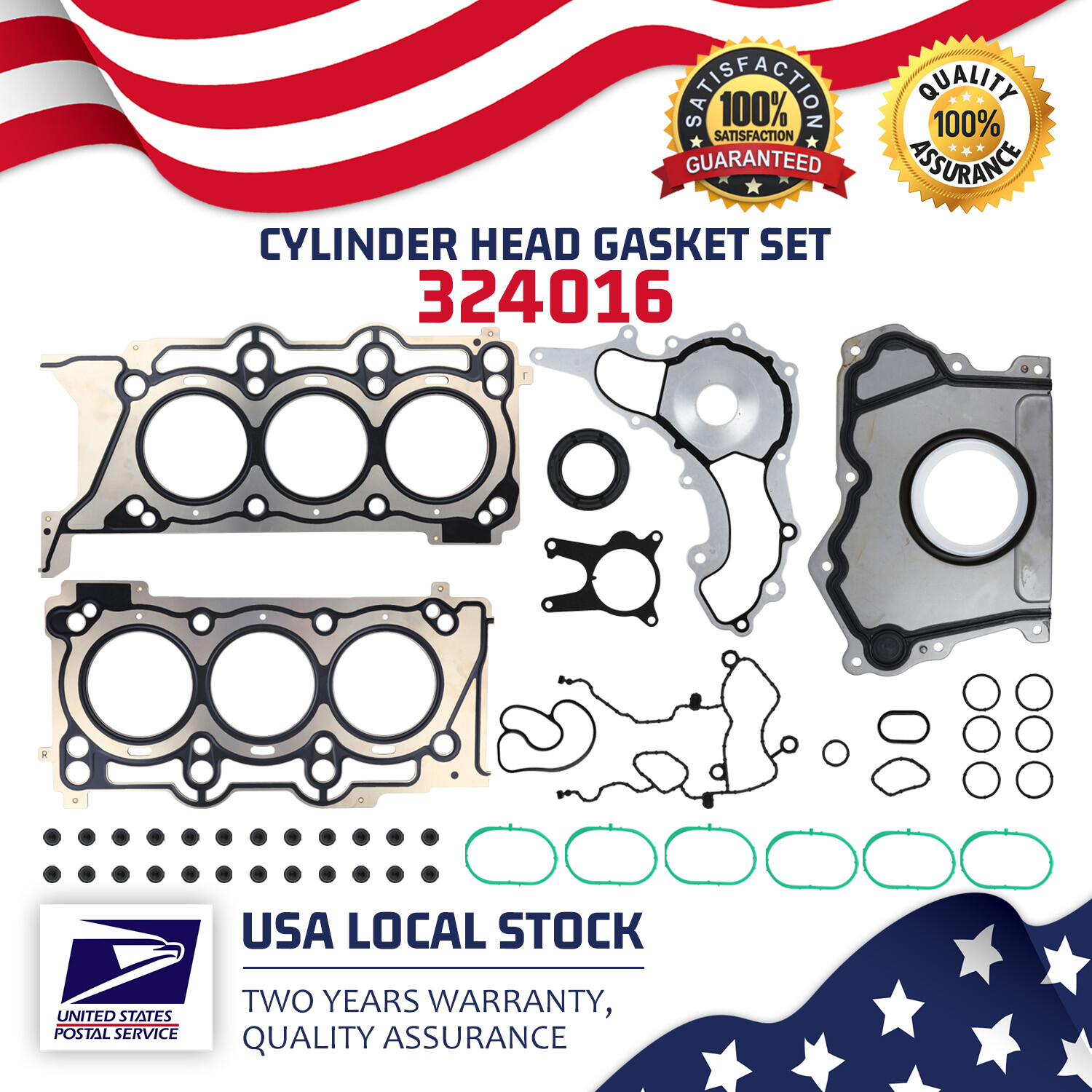NEW Cylinder Head Gasket Kit Fit For 2014-2017 Maserati Quattroporte 3.0L/3.8L