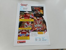Volantino Breve Descrizione Tedesco per Flipper Pinball Attack from Mars