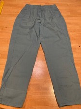 Vintage East 62 Pants 13/14 Mom High Waist Mint Green Tapered S 