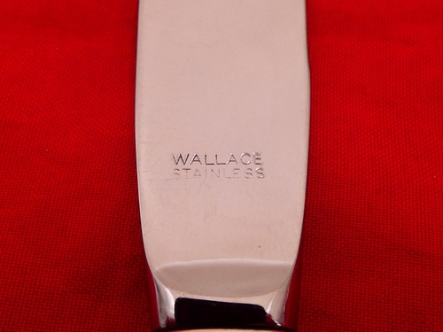 Set of 8 Wallace Sterling Silver Grande Baroque Place Knives VZ-1 - Picture 4 of 5