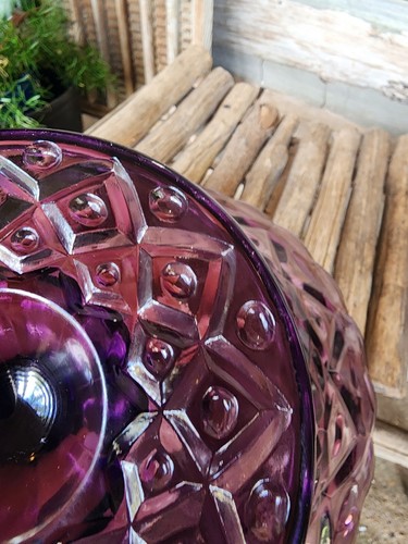 Vtg VIKING AMETHYST PURPLE BOWL - Picture 13 of 16