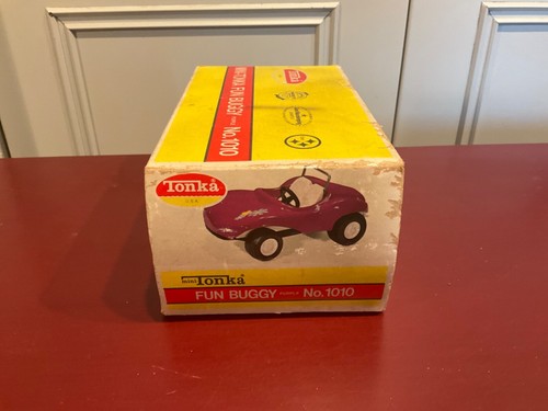 Vintage Mini Tonka acciaio pressato viola Beach Dune Fun Buggy #1010 con scatola 7". - Foto 15 di 19
