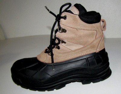Kamik Boots Men's Waterproof suede Thinsolate Insulation Lace-up  Brown/black 8