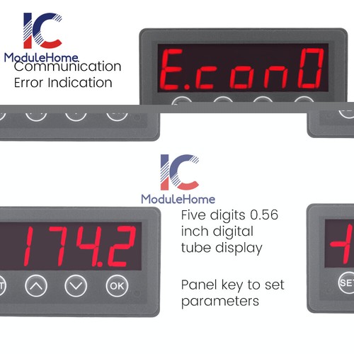 MODBUS-RTU Communication Display Meter RS485 Master-Slave-Monitored DC 8-25V New - 第 2/22 張圖片