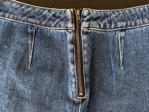 PacSun Denim Jean Zip Summer Short Skirt - Size: 00 (US: 24) *New w/ Tags* - Picture 2 of 7