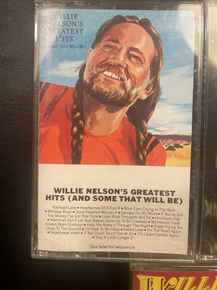 Willie Nelson Cassette Tale Lot On The Road Again Arkey Blue Darrell McCall  Foto 2 de 4