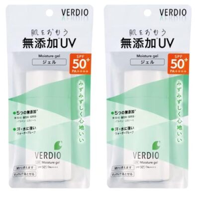 Omi Menturm VERDIO UV Moisture Essence SPF50+ PA++++ 80g x 2 Sets Sonnenschutz