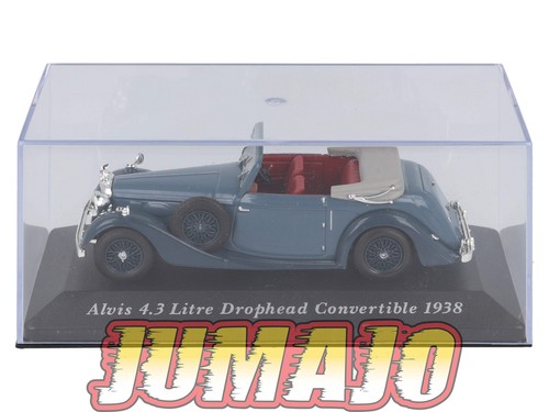 VC43 Voiture 1/43 IXO Altaya Classic : ALVIS 4.3L Drophead Convertible 1938 - Foto 9 di 9