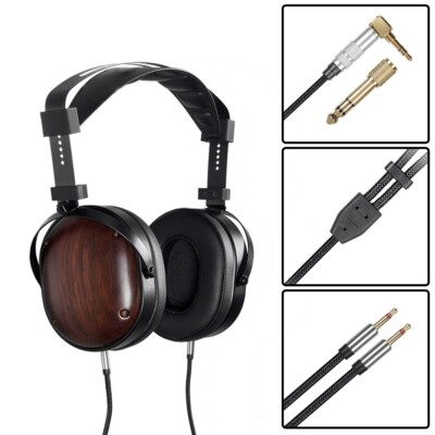Planar Magnetic Over Ear HiFi Audiophile Headphones Full Size Closed Back  66MM