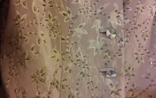 Mother of the Bride or Groom Embellished Satin Jacket size 10