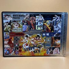 ONE PIECE Memorial Metal Art Sticker Jumbo Carddass Seal 2012 New World Japan