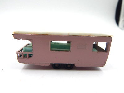 VINTAGE MATCHBOX LESNEY No. 23 TRAILER CARAVAN 1965 Pink | eBay