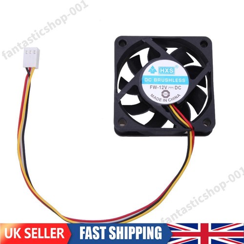 12V DC 6cm PC Cooling Portable Fan Ball Bearing 3 Pin Connector P4