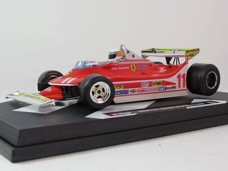 BURAGO FERRARI 312 T4 J. SCHECKTER - MONACO WORLD CHAMPION 1979 - SCALA 1/18 #11 - Immagine 2 di 4