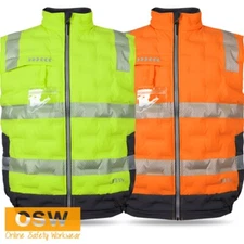 Hi Vis Day/Night Slim Fit Graphene Soft Polyfill Puffer Vest