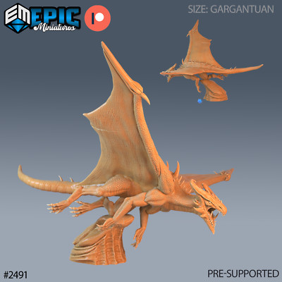 Tempest Dragon | Epic Miniatures | RPG D&D Pathfinder Wargaming | 25-28mm