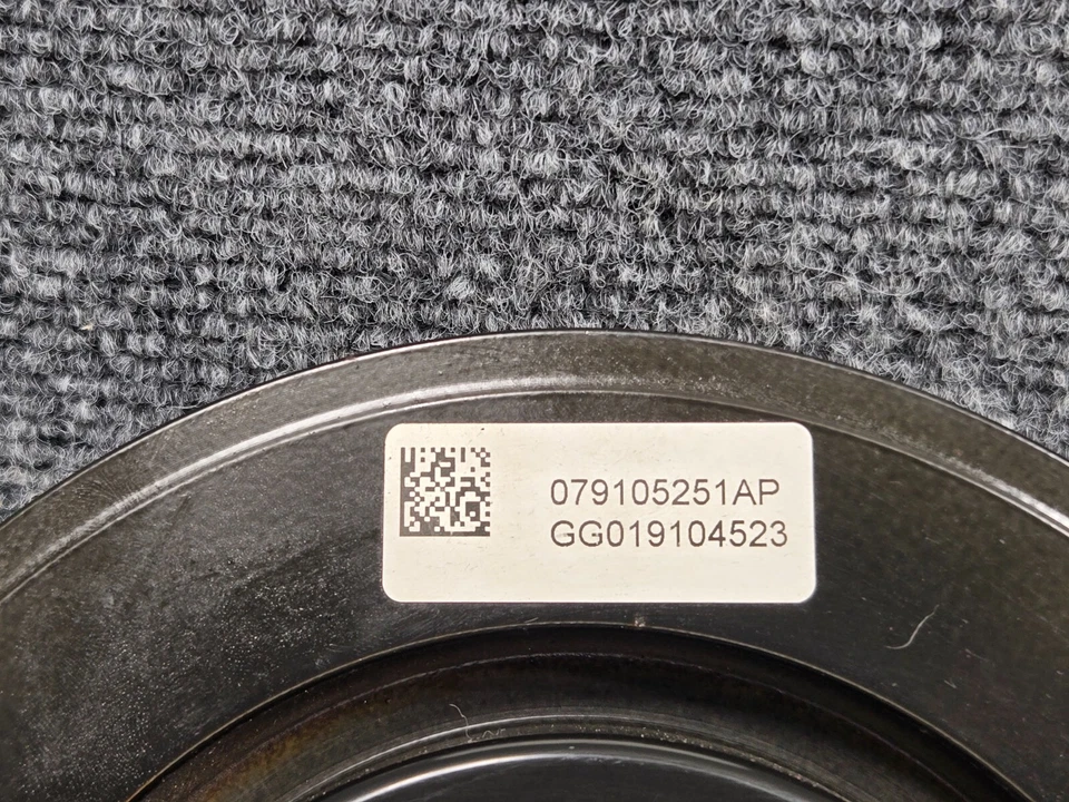 2013-2018 AUDI S6 4.0L V8 ENGINE CRANKSHAFT PULLEY VIBRATION DAMPER OEM - Image 2 of 4