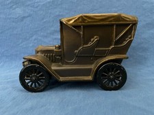 1910 STANLEY STEAMER Banthrico Car Automobile Coin Piggy Bank Chicago Vintage