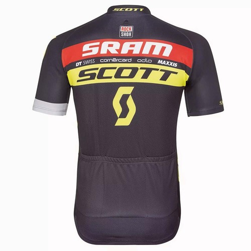 Maillot Cycliste Hommes Manches Courtes Scott Summer Bicycle Suit Quick Dry - Picture 13 of 27