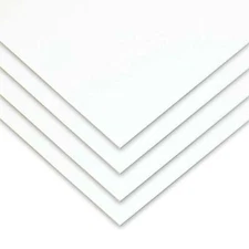  Styrene Polystyrene HIPS Plastic Sheet .060" X 24" X 48" White Color Pack Of 4
