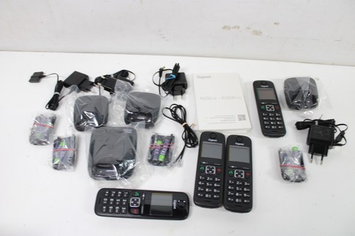 GIGAset AS690R quattro - draadloze huistelefoon - 4 stuks - zwart - Zdjęcie 2 z 2
