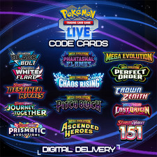  PICK YOUR SET  50x Code Lot Pokemon TCG Live Booster Pack - DIGITAL DELIVERY