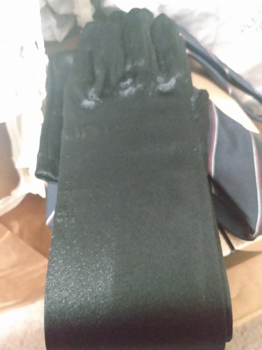 VNTG, BLACK OPERA GLOVES 15" LONG, NEW - Picture 4 of 5