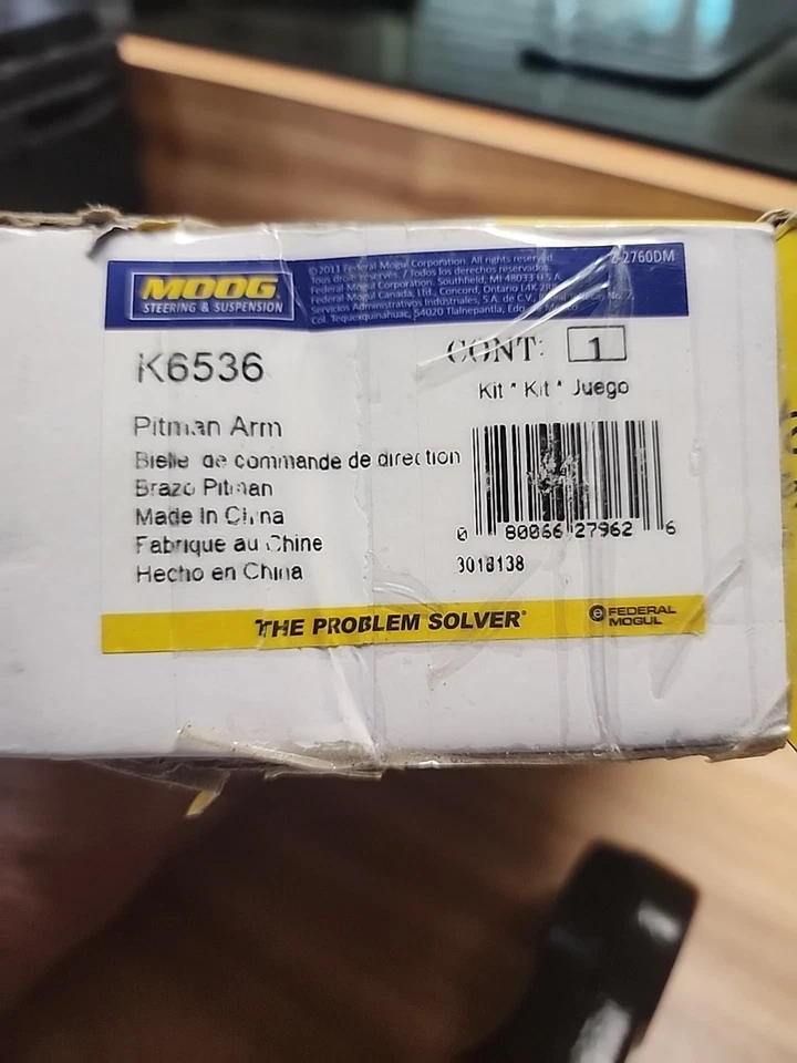 MOOG Kit de dirección delantera Pitman brazo ralentí para GMC Sierra Chevy Silverado 1500 Foto 4 de 4