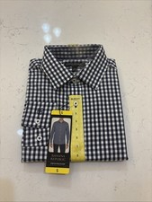 Banana Republic Men's Stretch Poplin Dress Shirt Size Small , Blue