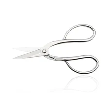TONMA Ashinaga Bonsai Scissors [Made in Japan] 8 inch Soild Stainless Steel H...