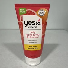 Daily Facial Scrub & Cleanser with Vitamin C to brightto brighten, 4 oz