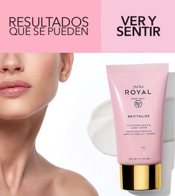 JAFRA ROYAL REVITALIZE TIGHTENING NECK & CHEST CRÈME Fullsize New & Sealed 1.7