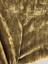 Scalamandre Striated Linen/Silk/Cotton Velvet In Goldenrod 20 Yards MSRP $324/YD