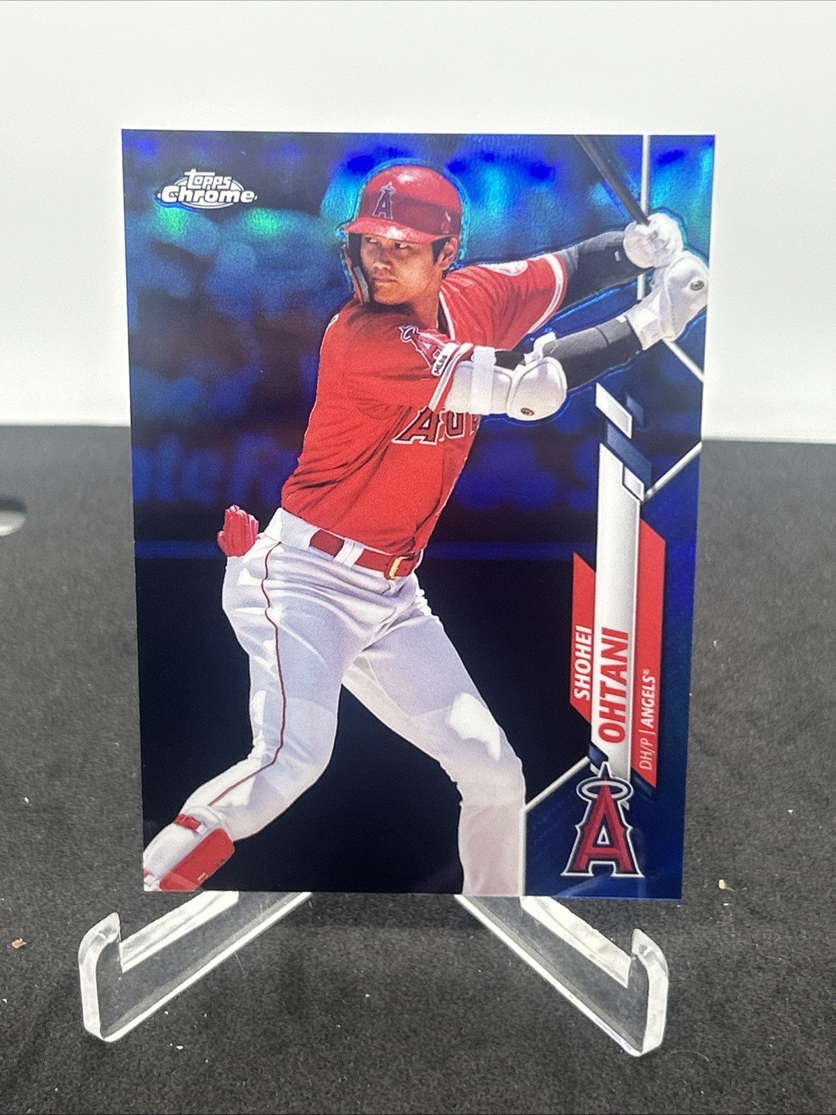 2020 Topps Chrome - Shohei Ohtani #21 Blue Refractor /150