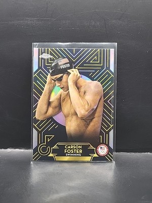 2024 Topps Chrome US Olympic & Paralympic Team and Hopefuls Carson Foster #AN-6