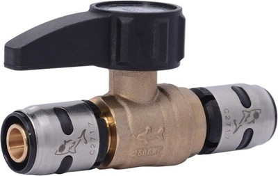 1/2 Inch EvoPEX Ball Valve, Push to Connect Plumbing Fitting, 1 Pack
