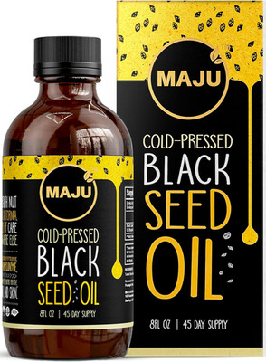 MAJU Black Seed Oil - 3 Times Thymoquinone, Cold-Pressed, 100% Turkish Black Cum