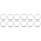  12 pcs Hub Centric Rings 66.45 to 57.1 Anti-rust Aluminum Alloy Center Bore
