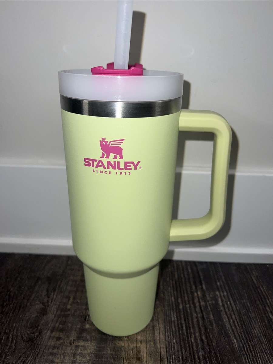 Stanley 40oz Quencher H2.0 Tumbler – Green & Pink Limited Edition