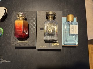 Parfum Flakons leer Nische 3 Stück Inkl OVP Salam Anfas Mahina D‘Elmar ..