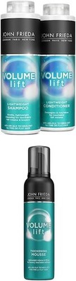 John Frieda Volume Lift Lightweight Shampoo & Conditioner & Thickening Mousse: H
