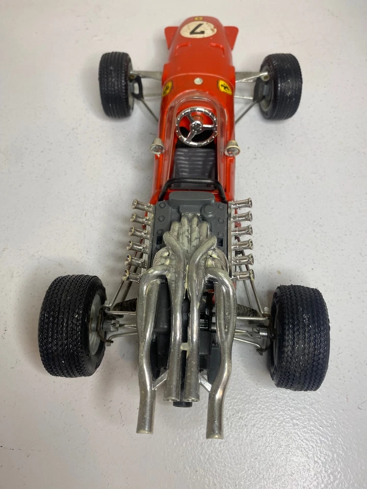 Vintage Schuco 1073 Ferrari Formel 2 Wind-Up Race Car 320 RS Formula 1 Red Toy - Image 4 of 4