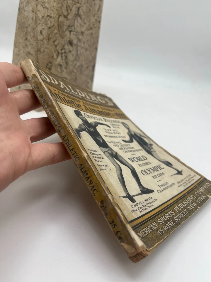 Spalding’s Athletic Almanac James Sullivan American Sports Olympic Records 1927 - Image 3 of 4